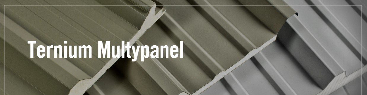 Panel prefabricado tipo sándwich para techos y muros industriales en Puebla Modelos Metecno y Ternium